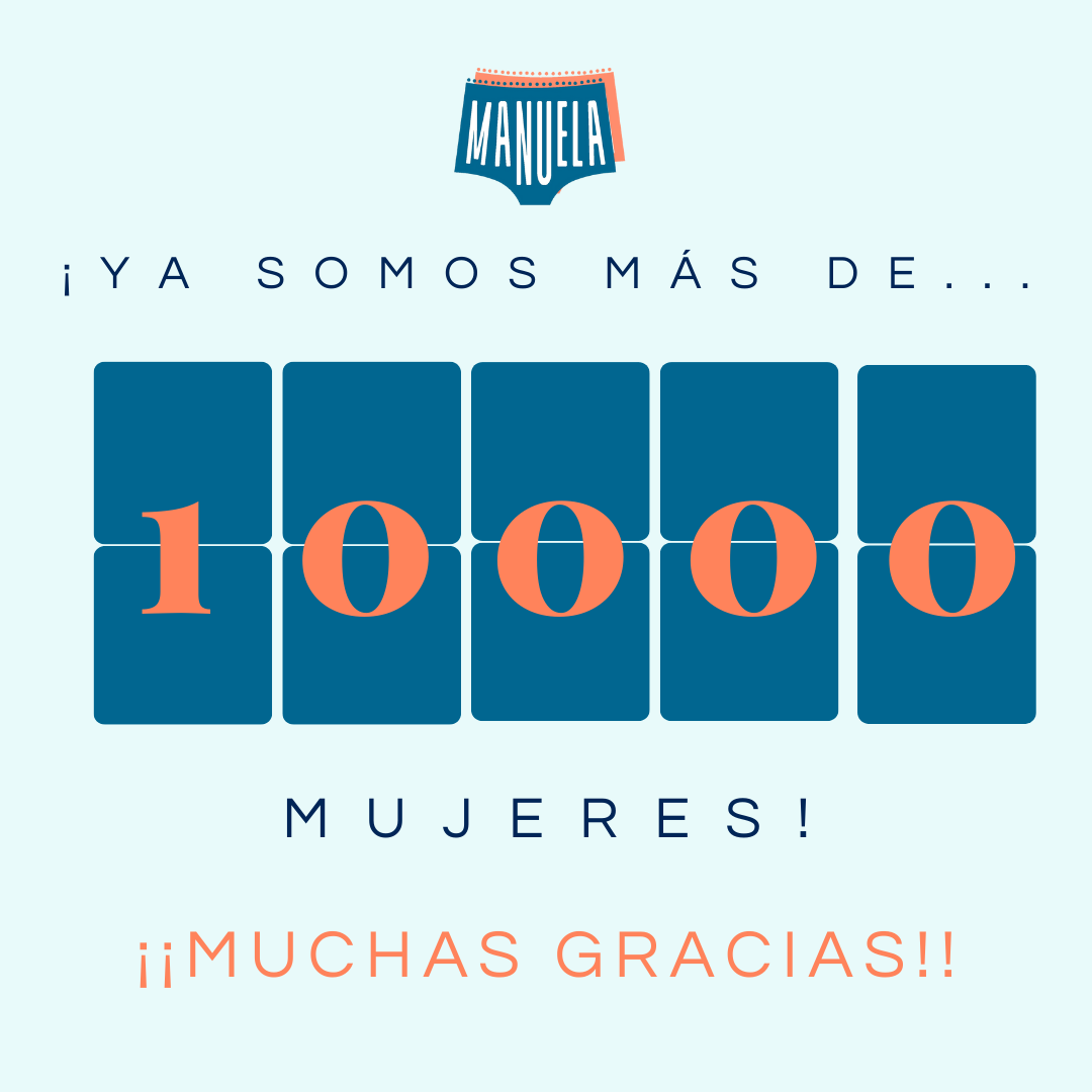 🎉 ¡Ya somos más de 10.000 en la familia de MANUELA!
